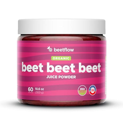Beet Beet Beet - Organic Beet Juice Powder Healthy Blood Pressure, Cholesterol BEETFLOWUS supplements