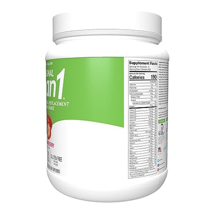 Lean1 Strawberry, 15 Serving tub, Fat Burning Meal Replacement by Nutrition53 N53US supplements