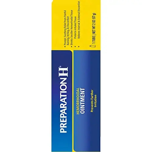 PREPARATION H Hemorrhoid Symptom Treatment Ointment, Itching, Burning & Discomfort Relief, Tube (2.0 Ounce) Preparation HAu supplements