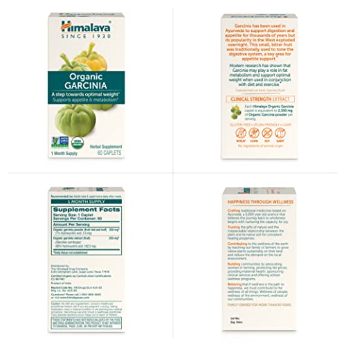 Himalaya Organic Garcinia Cambogia for Weight Loss, Promotes Healthy Body Weight HimalayaUS supplements