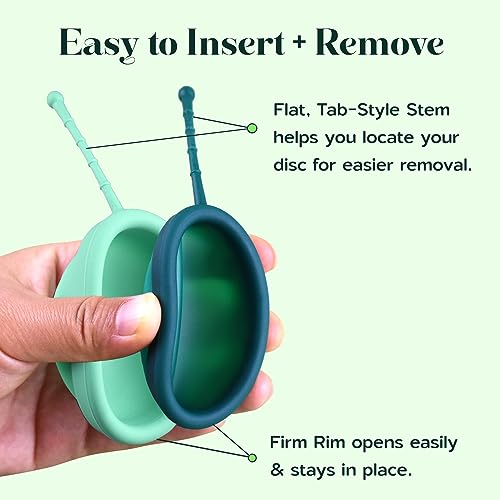 SHORDY Reusable Menstrual Disc Set of 2 (Small & Large), 100% Medical-Grade Silicone, Flexible SHORDYAu supplements