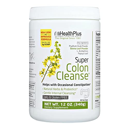 Health Plus Super Colon Cleanse - 10-Day Cleanse - Detox, Gluten Free, Dairy Free Health PlusAu supplements