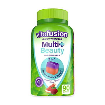 Vitafusion Multivitamin Plus Beauty – 2-in-1 Benefits – Adult Gummy with Hair, Skin & Nails VitafusionAu supplements