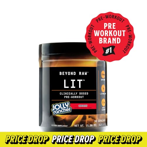 BEYOND RAW LIT | Clinically Dosed Pre-Workout Powder | Contains Caffeine BEYOND RAWUS supplements