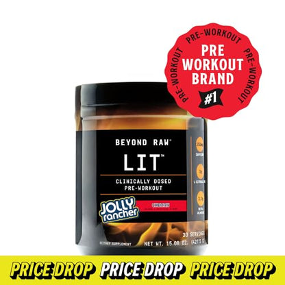 BEYOND RAW LIT | Clinically Dosed Pre-Workout Powder | Contains Caffeine BEYOND RAWUS supplements