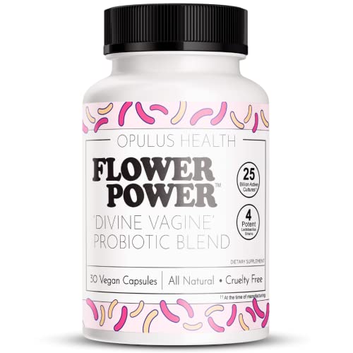 Flower Power 'Divine Vagine' Blend - 30 ct for Balance Urinary Tract Infection, V Health Support for Women Flower PowerAu supplements