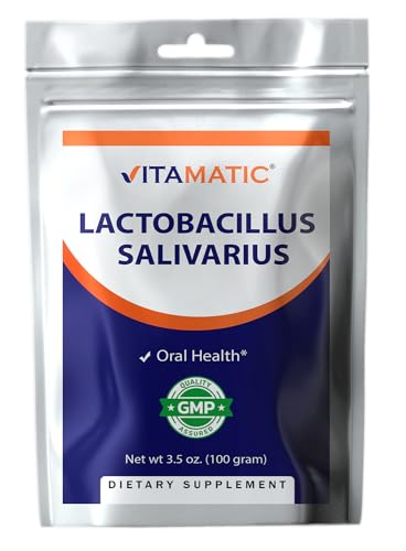 Vitamatic Lactobacillus Salivarius Probiotic Powder - Digestive Support - 100 Gram VitamaticUS supplements