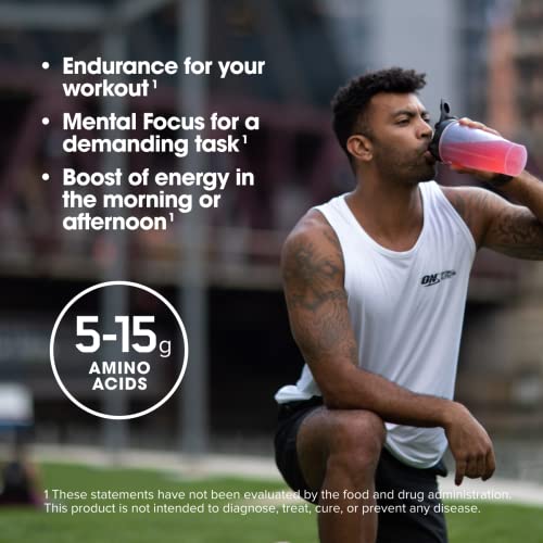 Optimum Nutrition Amino Energy - Pre Workout with Green Tea, BCAA, Amino Acids Optimum NutritionUS supplements