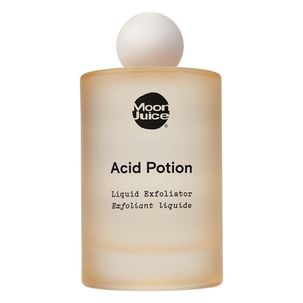 Moon Juice Acid Potion Liquid Face Exfoliator - 25% AHA BHA Exfoliant with Reishi + Niacinamide - Helps Resurface Skin, Unclog Pores, & Stimulate Collagen - Hydrates & Soothes Skin (3.3 Fl oz) Moon JuiceUS supplements