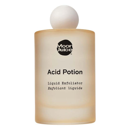 Moon Juice Acid Potion Liquid Face Exfoliator - 25% AHA BHA Exfoliant with Reishi + Niacinamide - Helps Resurface Skin, Unclog Pores, & Stimulate Collagen - Hydrates & Soothes Skin (3.3 Fl oz) Moon JuiceUS supplements