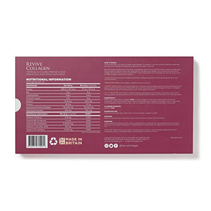 Revive Collagen Enhanced Plus 10,000mg Hydrolysed Marine Collagen Drink with Added Vitamin A & C Revive CollagenUS supplements