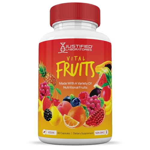 (4 Pack) Vital Fruits and Veggies Supplement Whole Food Red & Green Superfoods Justified LaboratoriesUS supplements