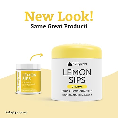 Dr. Kellyann Lemon Sips - Diet Citrus Drink Mix - Rehydrate, Detox, Revitalize - Sugar Free Dr. KellyannUS supplements
