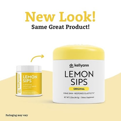 Dr. Kellyann Lemon Sips - Diet Citrus Drink Mix - Rehydrate, Detox, Revitalize - Sugar Free Dr. KellyannUS supplements