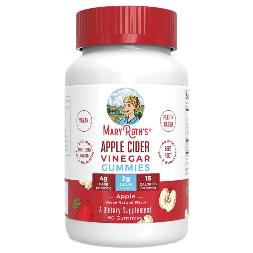 Mary Ruth's Apple Cider Vinegar Gummies, 60 CT MaryRuth OrganicsAu supplements