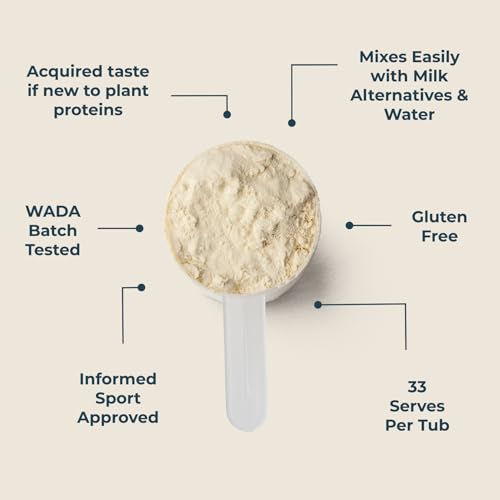 Kinetica Vanilla Flavour Plant Protein 1kg | Blend of Pea and Rice Protein | Vegan KineticaAu supplements