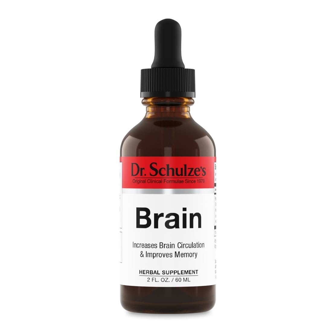 Dr. Schulze's Brain Formula 2 oz. - Vegan and Wild-Harvested | Stimulates Circulation and and Improved Mental Focus Dr. Schulze'sAu supplements