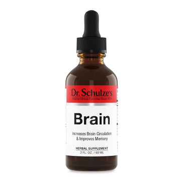Dr. Schulze's Brain Formula 2 oz. - Vegan and Wild-Harvested | Stimulates Circulation and and Improved Mental Focus Dr. Schulze'sAu supplements