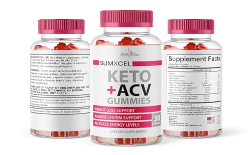 SlimXcel Keto ACV Gummies Weight Loss - 1500mg Once a Day, Strong Time Released Advanced Malibu LabsUS supplements