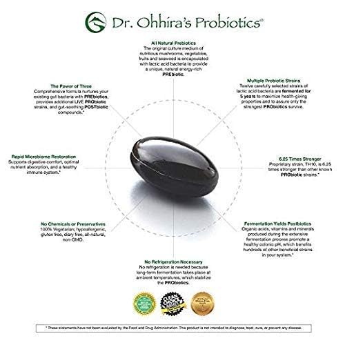 Dr. Ohhira's Probiotics Professional Formula - 120 Capsules with Bonus 5 Travel Size Samples (10 Capsules Bonus) Essential FormulasAu supplements