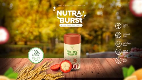 NutraBurst Pea Protein Shake with Probiotics, prebiotics, and Oats 500g - Chocolate Flavoured Nutree GutAu supplements