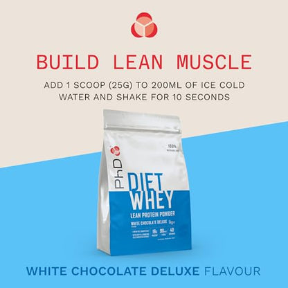 PhD Nutrition Diet Whey Low Calorie Protein Powder, Low Carb, High Protein Lean Matrix PhDUS supplements