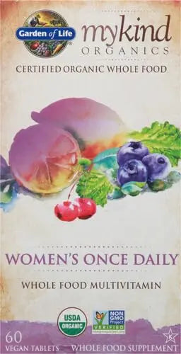 Garden of Life Organics Multivitamin for Women - Women's Once Daily Multi - Whole Food Multi with Iron,Biotin,Vegan Organic Womens Multivitamin Garden of LifeAu supplements