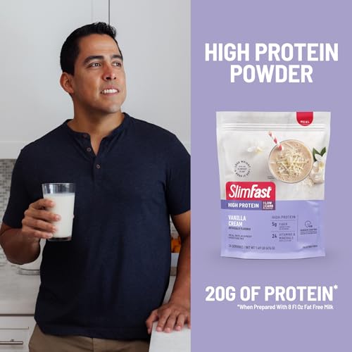 SlimFast High Protein Meal Replacement Powder, 26 Servings, Advanced Nutrition SlimFastUS supplements