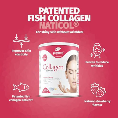 Nature's Finest by Nutrisslim Collagen Skincare | Fish Collagen Powder Naticol (5000mg) with MSM, Vitamin C, Ashwagandha Nature's Finest by NutrisslimUS supplements