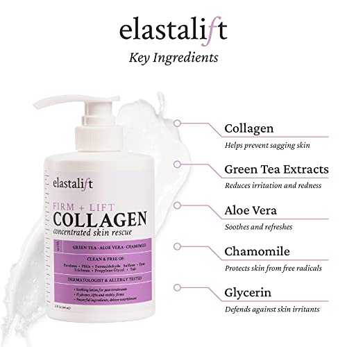 Elastalift Collagen Cream Skin Care Face Lotion & Body Lotion For Dry Skin | Skin Tightening ElastaliftUS supplements
