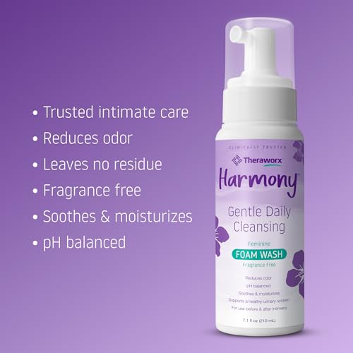 Theraworx Harmony Daily Feminine Care Foam, Gentle Daily Cleansing Fragrance Free, Reduces Odor TheraworxAu supplements