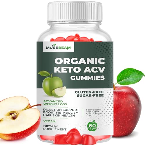Organic Keto ACV Gummies Advanced Weight Loss - Gluten & Sugar Free Belly Fat Burner MuseBeamUS supplements