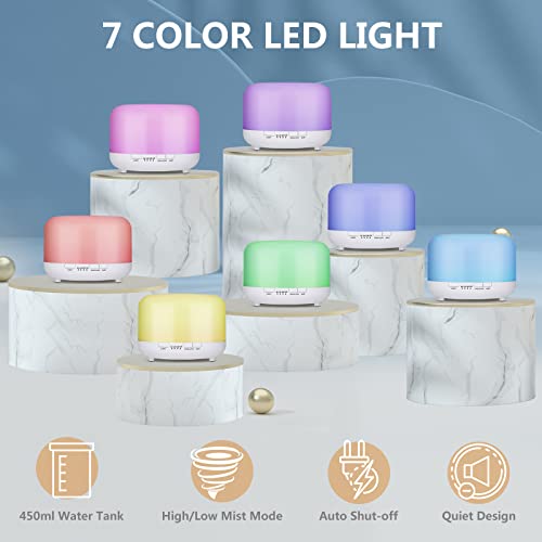 Hianjoo 450ml Essential Oil Diffuser, Electric Aroma Ultrasonic Aromatherapy Fragrant Oil HianjooAu supplements