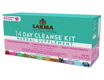 Lakma 14 Day Cleanse Kit Green Tea - 42 Tea Bags HYLEYSUS supplements