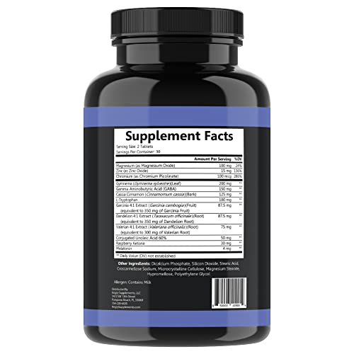 Garcinia Cambogia PM Weight Loss Sleep, All Natural Supplement w/Valerian Root & Melatonin Angry SupplementsAu supplements