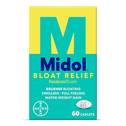 Midol Bloat Relief Caplets 60ct: Midol Bloat Relief Caplets with Pamabrom, Relieve Bloating MidolUS supplements