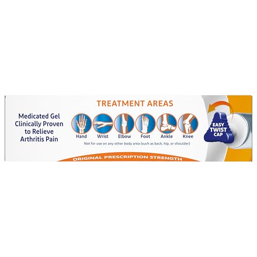 Voltaren Arthritis Pain Gel for Powerful Topical Arthritis Pain Relief with Diclofenac - NEW Easy Open Cap - 100 g x 2 VoltarenAu supplements
