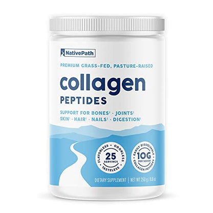 NativePath Collagen Peptides Protein - Hydrolyzed Type 1 & 3 Collagen Powder for Skin NativePathUS supplements