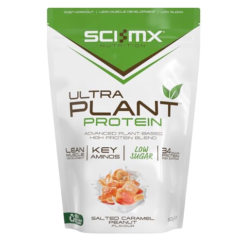 SCI-MX Ultra Plant - Salted Caramel Peanut Flavour Vegan Protein Powder Blend + Vitamin B Complex SCI-MXAu supplements