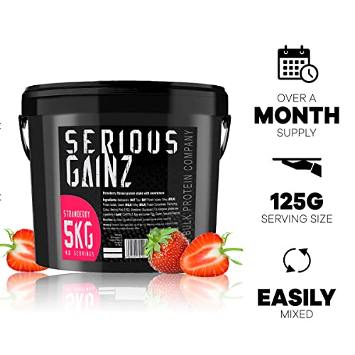 The Bulk Protein Company, SERIOUS GAINZ - Whey Protein Powder - Weight Gain, Mass Gainer The Bulk Protein CompanyAu supplements