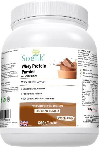 Soetik Whey Protein Powder (Chocolate Flavour) 600g SoetikAu supplements