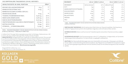 Collibre® Collagen Gold 10000mg 15 x 30ml Strong Liquid Drink CollibreUS supplements