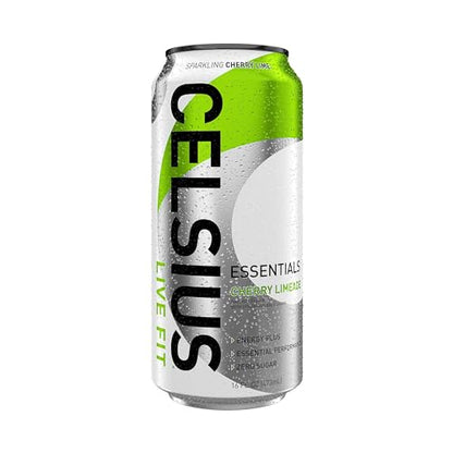 CELSIUS ESSENTIALS, Sparkling Cherry Limeade, Performance Energy Drink 16 Fl Oz CELSIUSUS supplements