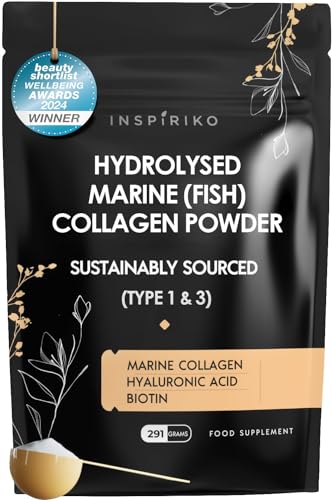 Marine Collagen Powder for Women - Marine Collagen with Hyaluronic Acid, Vitamin C InspirikoAu supplements