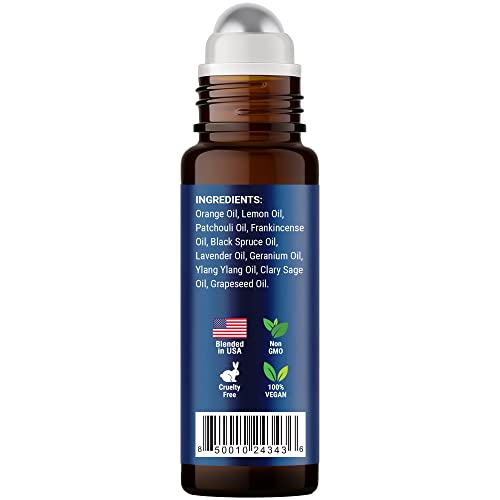 Stress Ease Essential Oil Roll On Blend 10ml - Natural Stress Relief Essential Oils Roll Nexon BotanicsAu supplements