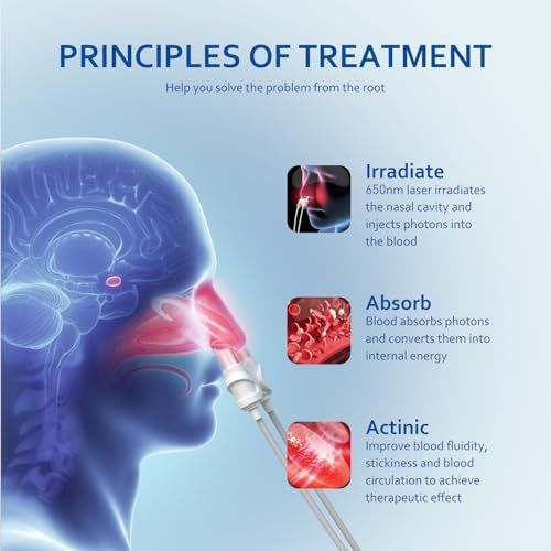 LASEPREHT Red Light Nasal Therapy Device, 650nm Red Light Device for Nose Sore Throat LASEPREHTAu supplements