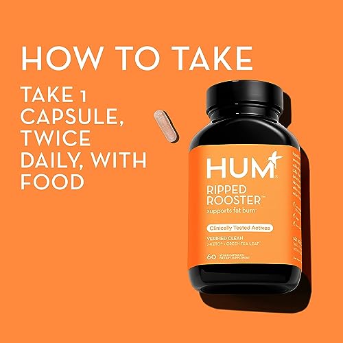HUM Ripped Rooster - Natural Green Tea Supplement to Boost Metabolism, Control Cravings HUMAu supplements