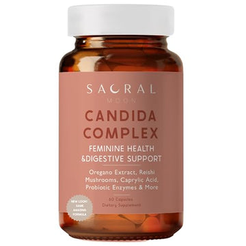 SACRALMOON Candida Cleanse - 8 Cleansing Ingredients for Digestive Support and Feminine Care SACRALMOONAu supplements