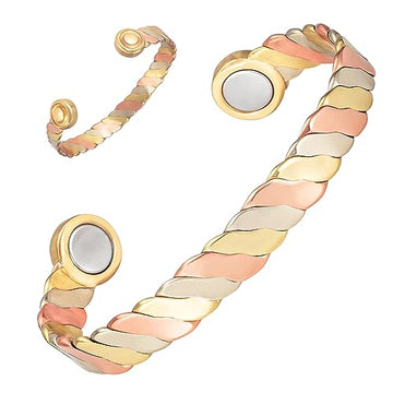 MagVIVACE Women Copper Magnetic Bracelet for Arthritis, Pure Copper Jewelry, Lymph Detox Bracelets MagVIVACEAu supplements