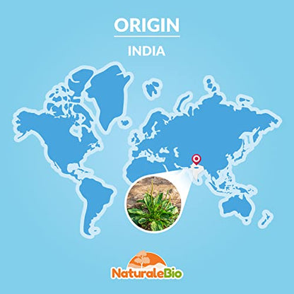 Organic Psyllium Husk - 99% Purity - 200g. Pure & Natural Psyllium Seed Husks NaturaleBioUS supplements